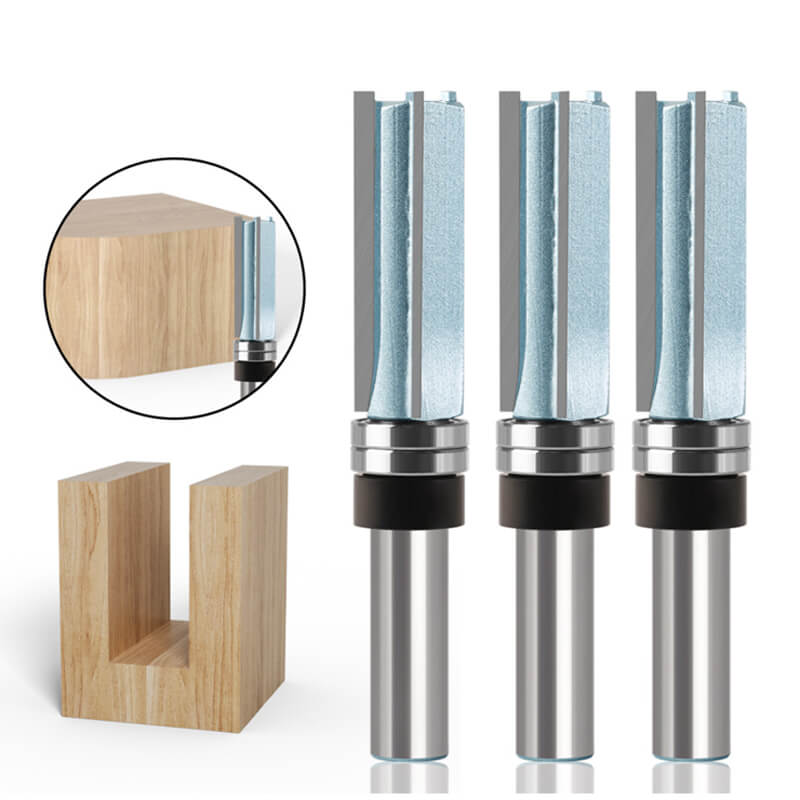 Three Tooth Router Bits with Bearing - Weix